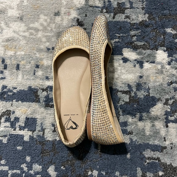 steve madden rhinestone flats